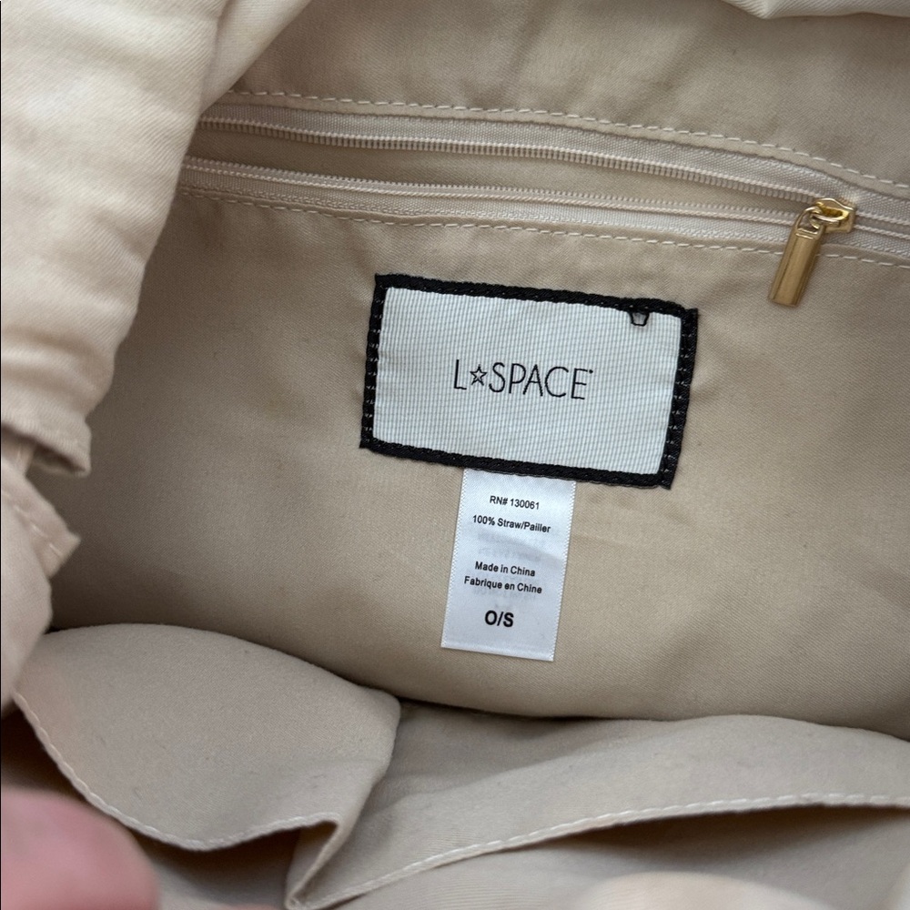 Lspace summer days straw backpack bag - Picture 5 of 5